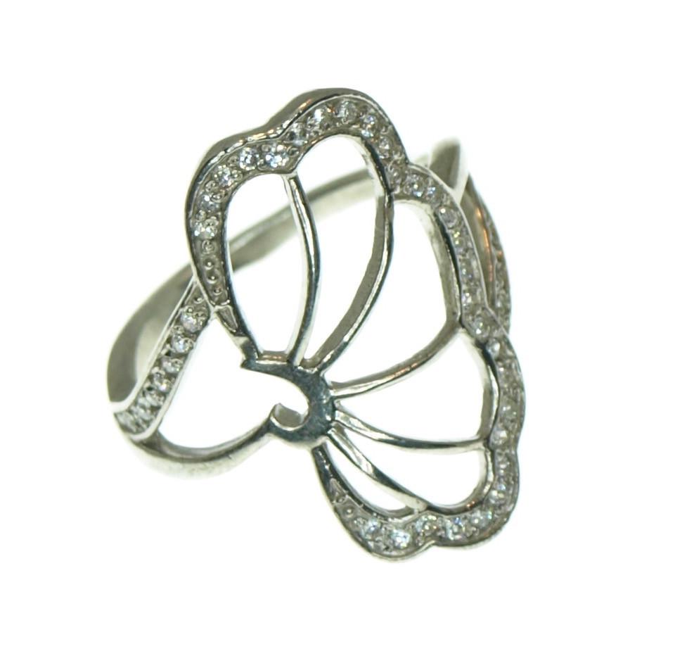 Кольцо из серебра с фианито р. 16,5 2,76 г (21 01650246)