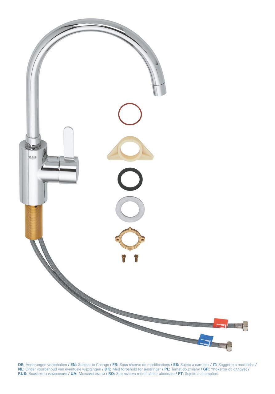 Смеситель для кухни Grohe Eurosmart Cosmopolitan (32843002) - фото 5 Смеситель для кухни Grohe Eurosmart Cosmopolitan (32843002) - фото 5