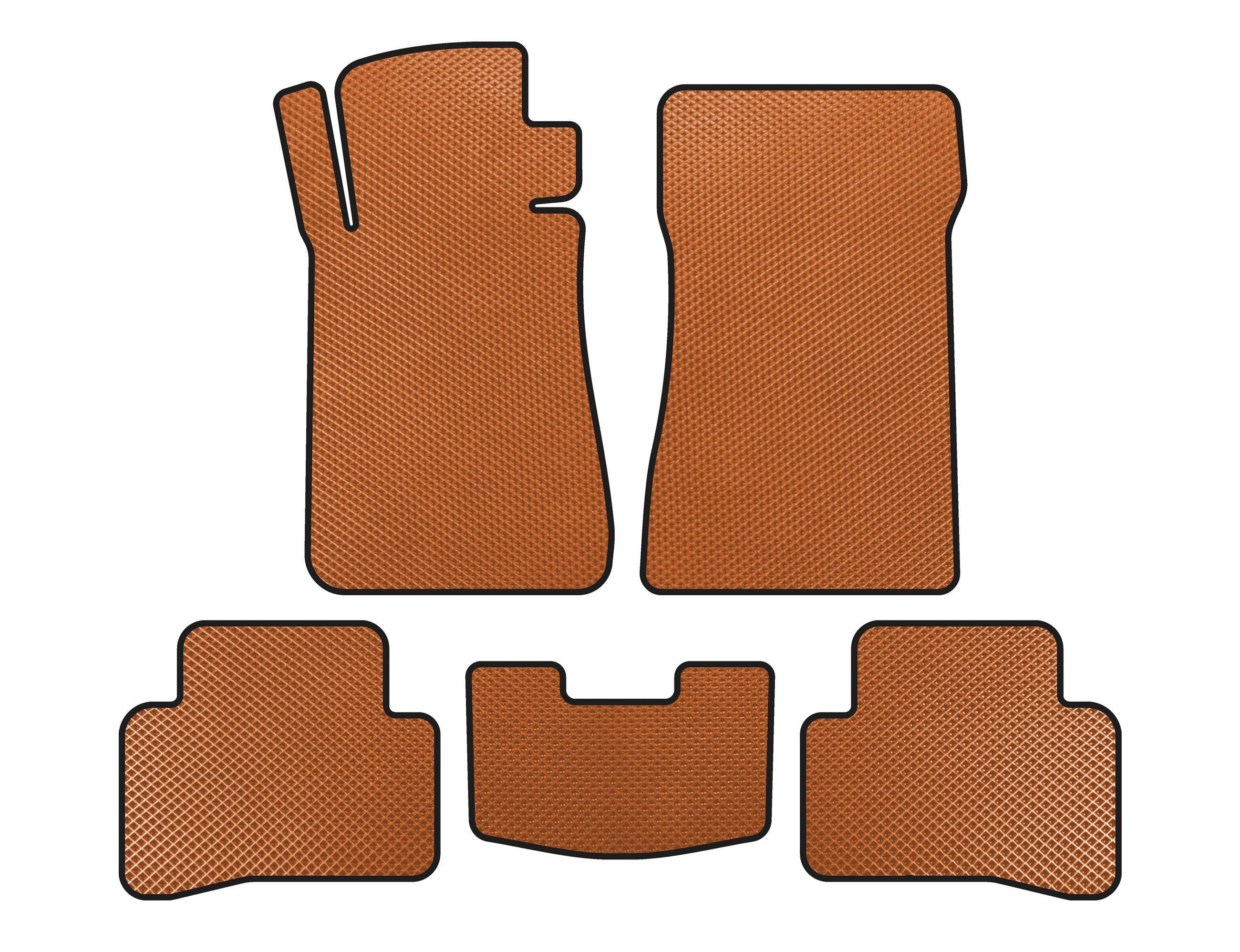Коврики EVA Digital Designs для Mercedes C-class W202 1993-2001 гг. Оранжевый (144777)