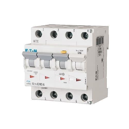 Выключатель автоматический дифференциальный Eaton 3N пол. mRB4-32/3N/C/003-A (167508)