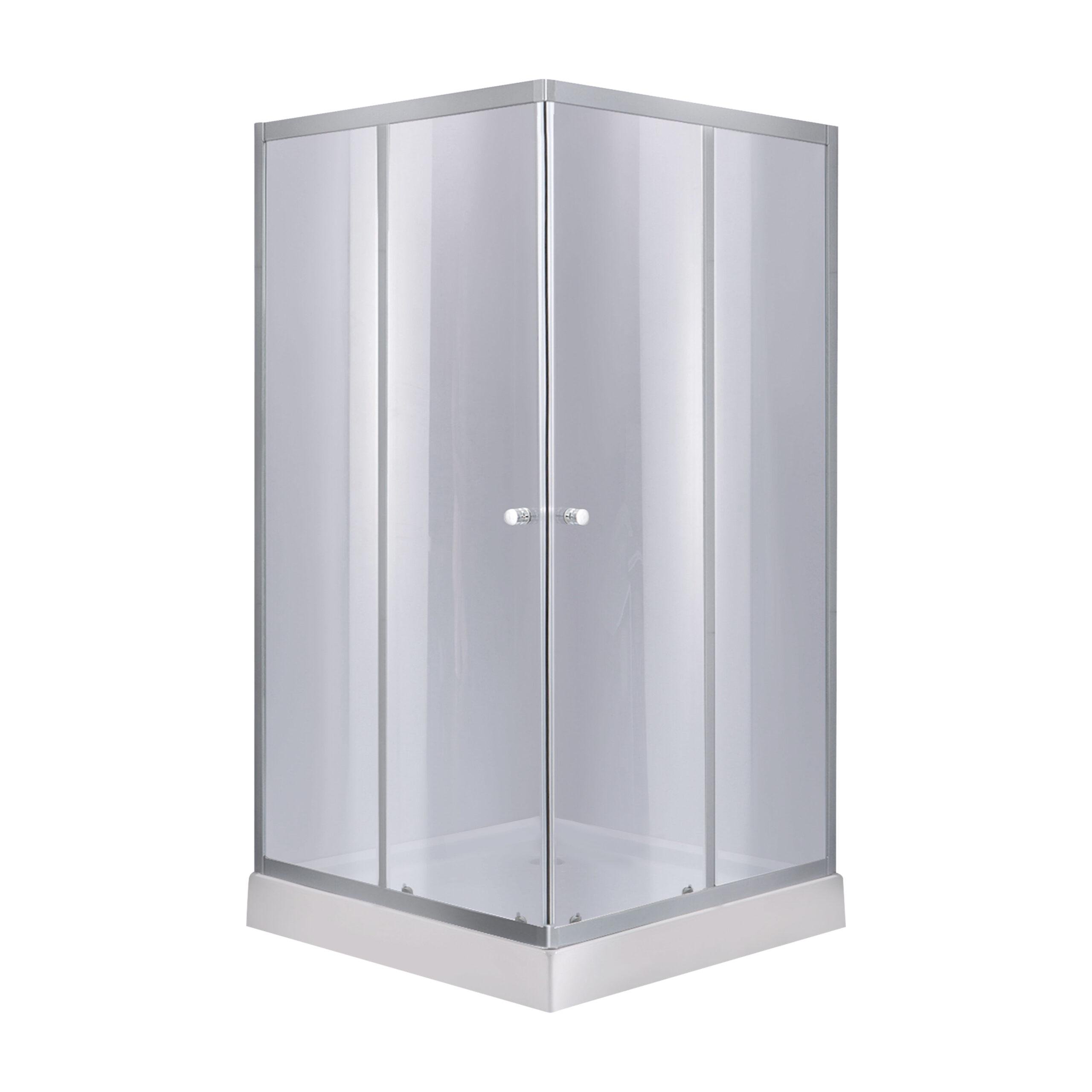 Душевая кабина Lidz Wawel SC90x90.SAT.LOW.GR с поддоном Mazur стекло тонированное 4 мм