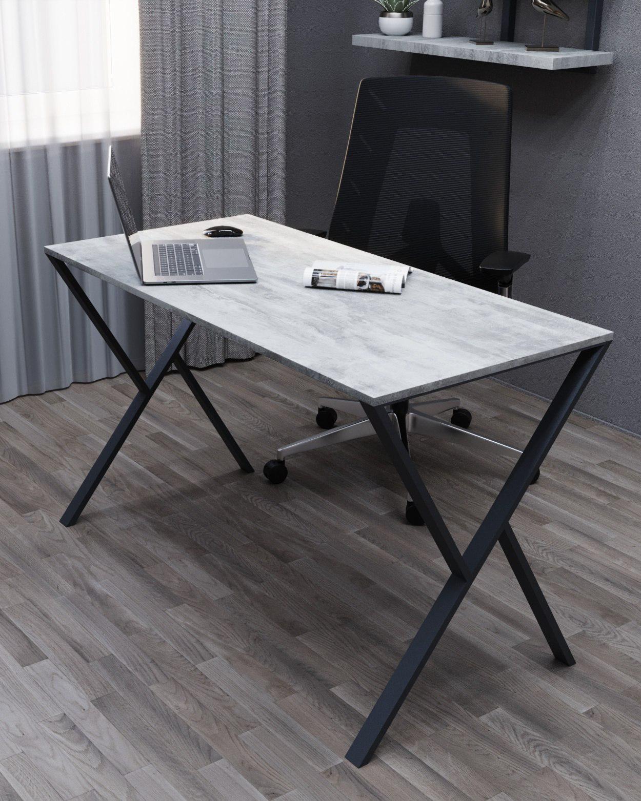 Стол письменный Loft Серия 16 1600х800х16 мм Урбан лайт (20067309)