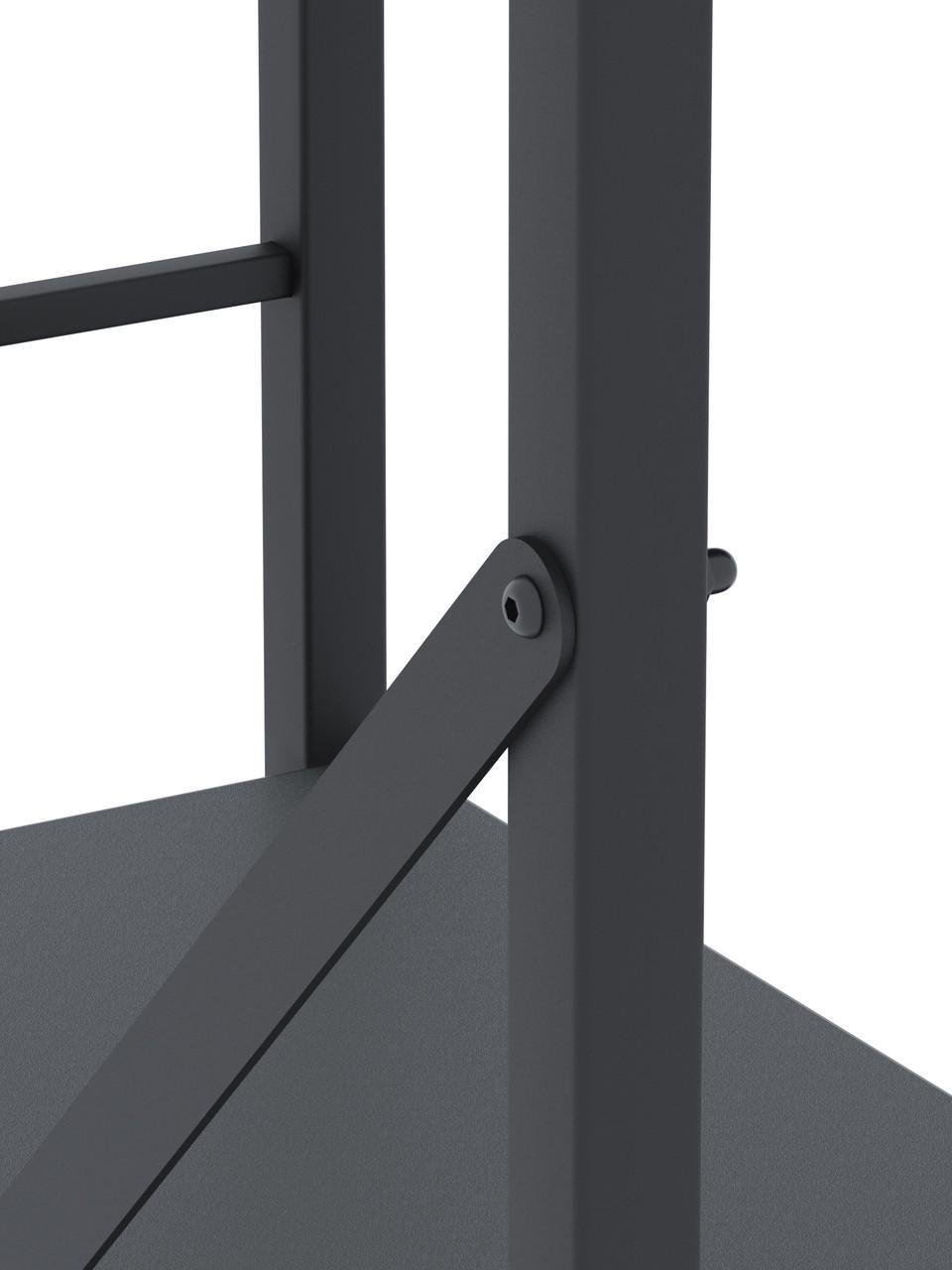 Стелаж Меткас Лофт 35 кг/полицю 6 полиць ЛДСП 1800x600x240 мм Антрацит (2640911723) - фото 4 Стелаж Меткас Лофт 35 кг/полицю 6 полиць ЛДСП 1800x600x240 мм Антрацит (2640911723) - фото 4