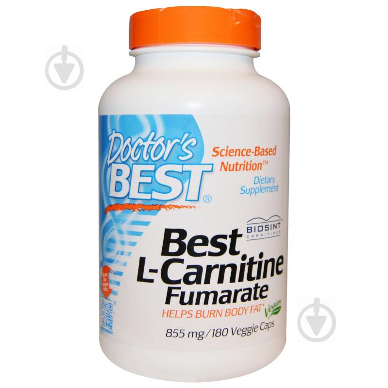 L-Карнитин фумарат Doctor's Best Biosint 855 мг 180 гелевых капсул (DRB00154) L-Карнитин фумарат Doctor's Best Biosint 855 мг 180 гелевых капсул (DRB00154)