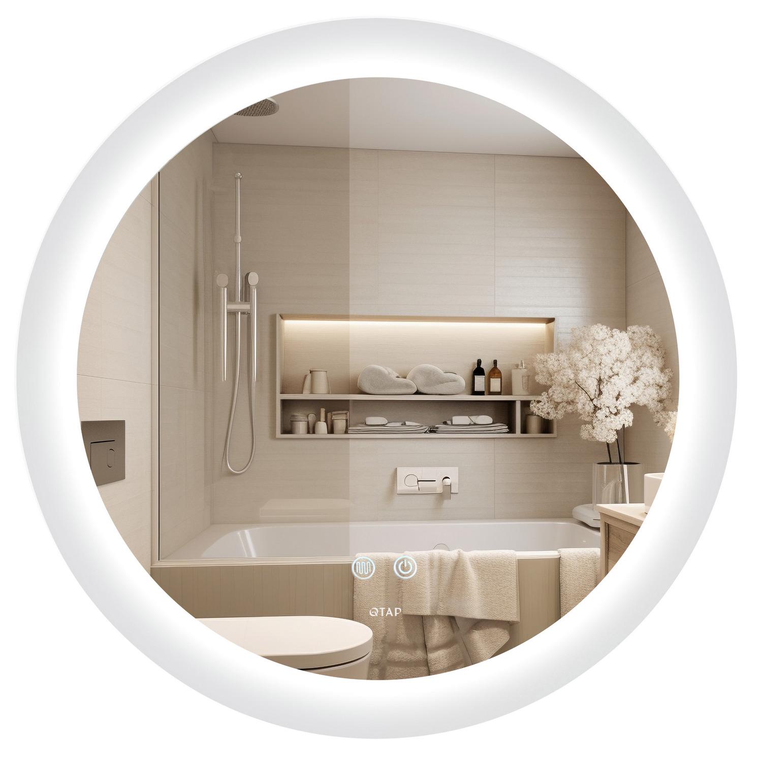 Зеркало Q-tap Taurus QT2478R607 c LED подсветкой 60x60 см (240761)