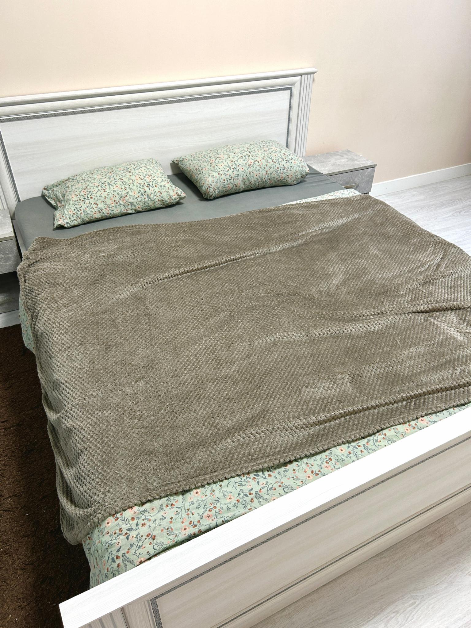 Плед бамбуковый Однотонное наслаждение 145х210 см Коричневый (B-7120/3)