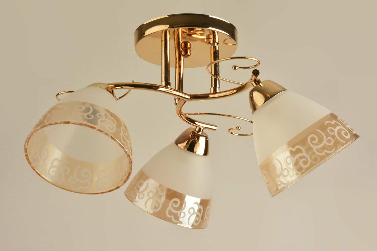 Люстра потолочная Л 8003/3 FG (39491) Люстра потолочная Л 8003/3 FG (39491)