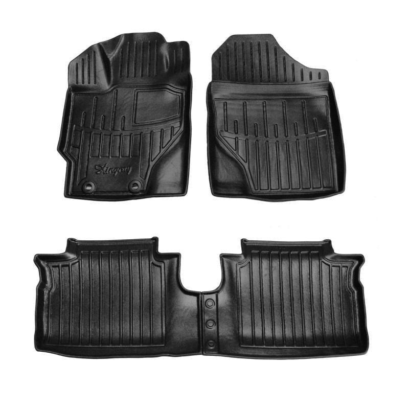 Коврики Stingray 3D для Toyota Yaris 2010-2020 рр. полиуретан 4 шт. Черный (158656) Коврики Stingray 3D для Toyota Yaris 2010-2020 рр. полиуретан 4 шт. Черный (158656)