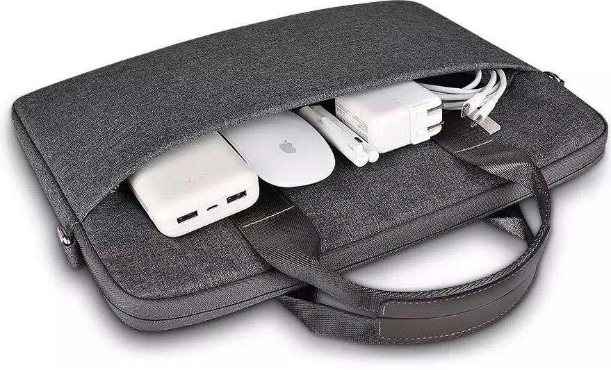 Cумка для ноутбука WiWU Minimalist Laptop Bag 16" Gray - фото 5