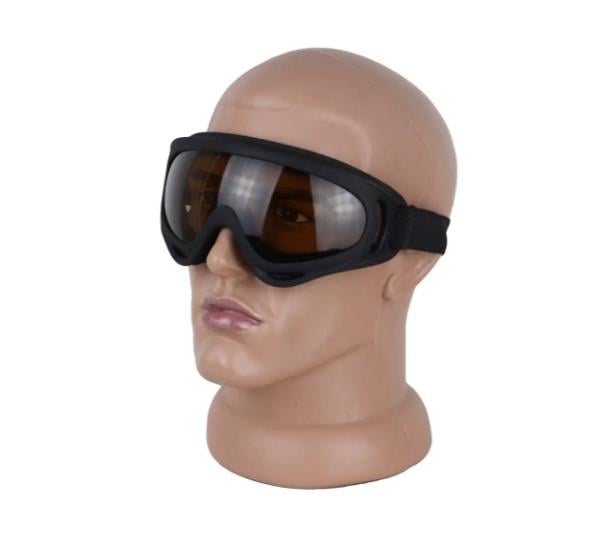 Окуляри гірськолижні тактична маска-окуляри для спорту та активних ігор Коричневий (МГ-1001-7) - фото 4