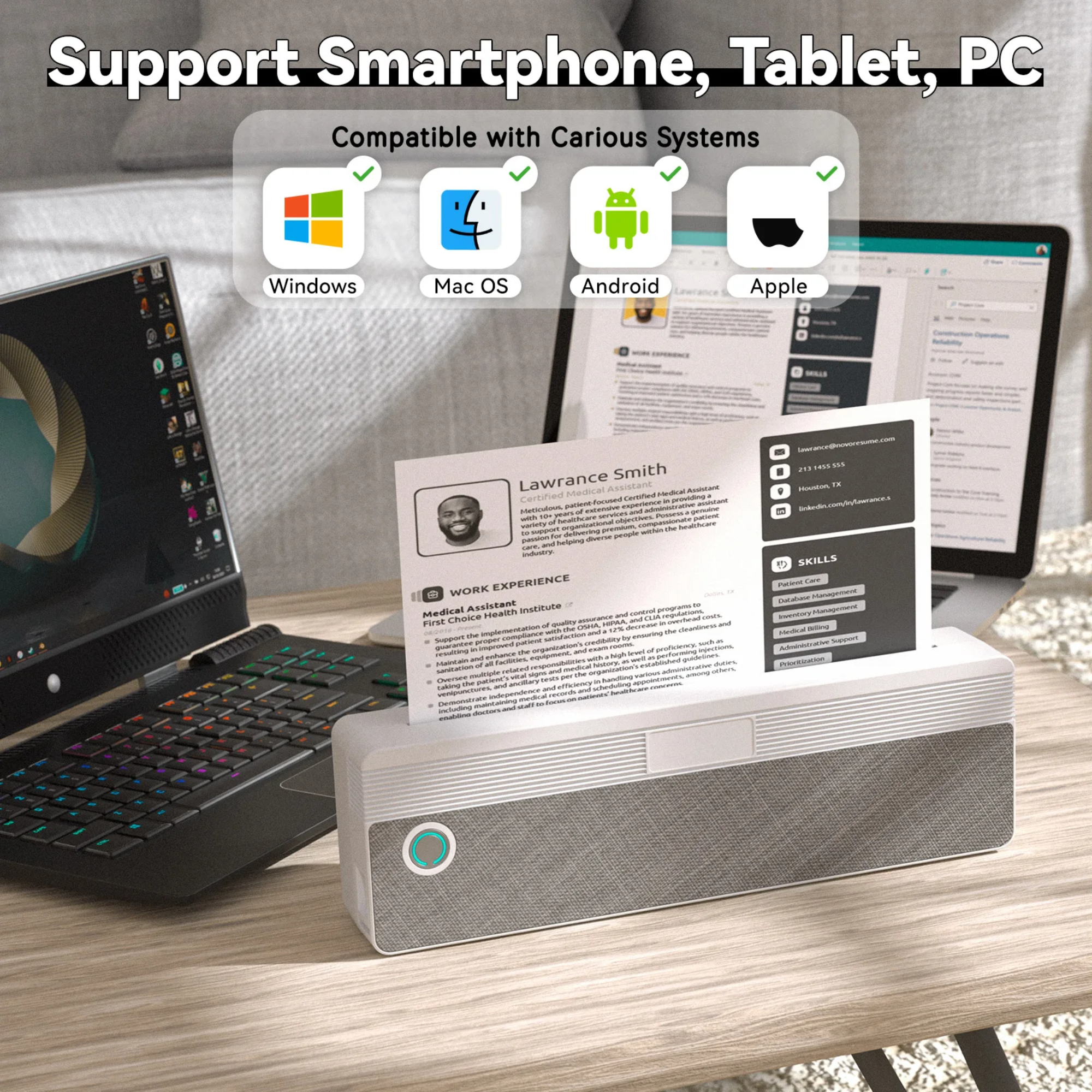 Термопринтер PeriPage P81 для татуировок и документов (PeriPage P81) - фото 9 Термопринтер PeriPage P81 для татуировок и документов (PeriPage P81) - фото 9