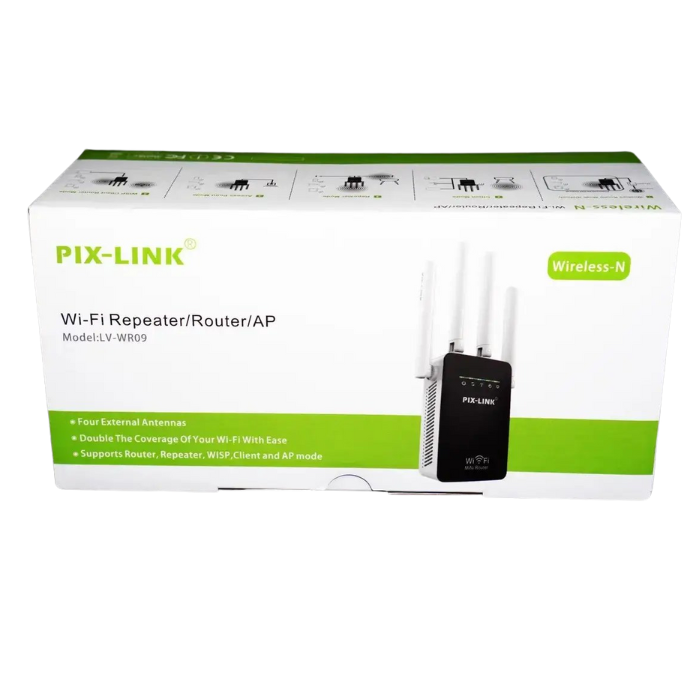 Репитер Wifi усилитель сигнала Pix-Link LV -WR09Q - фото 4