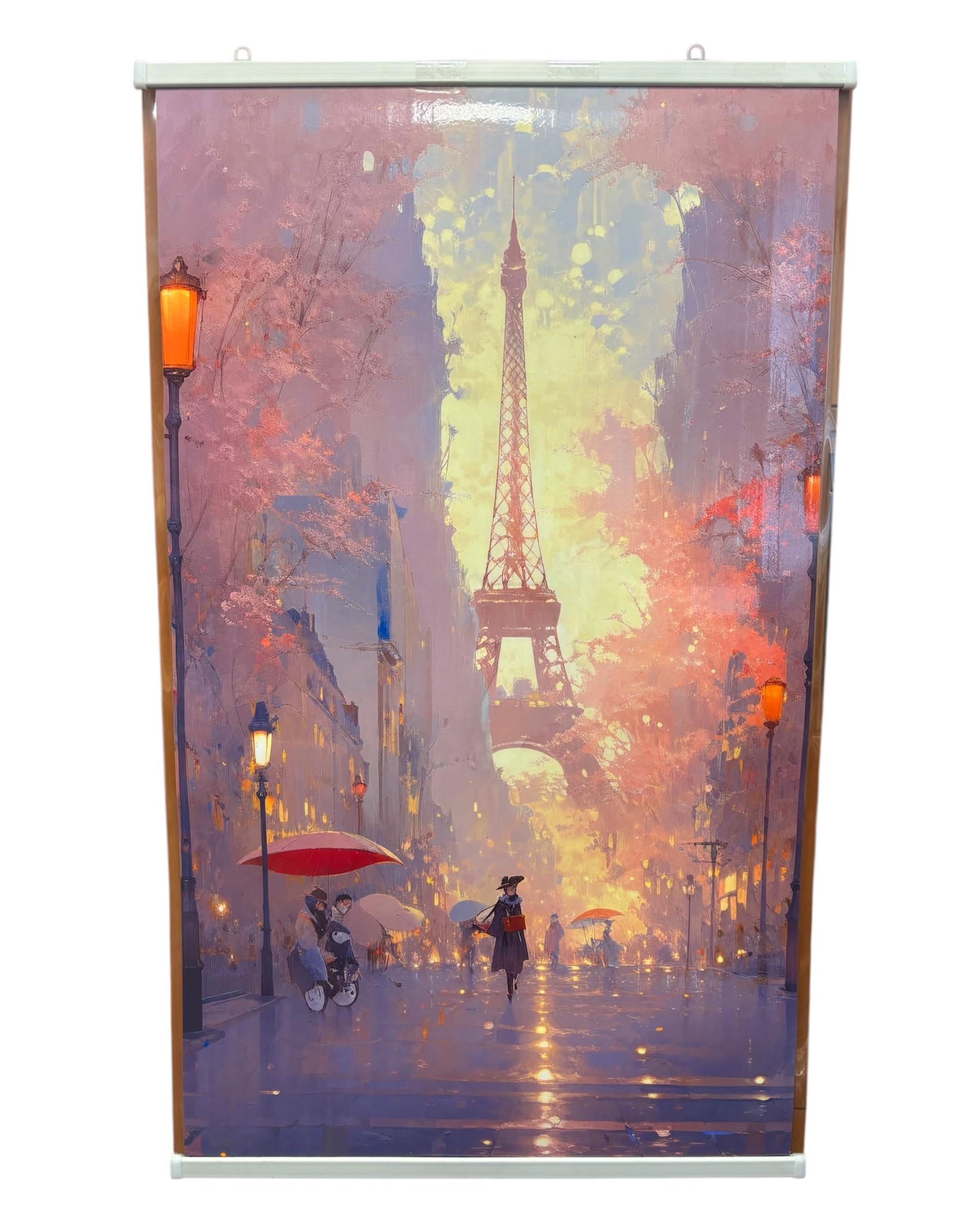 Обігрівач настінний Париж підвісний картина шпалери з підігрівом тема 100х60 см Обігрівач настінний Париж підвісний картина шпалери з підігрівом тема 100х60 см