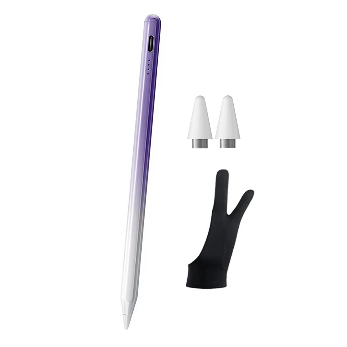 Стилус для планшета телефона iOS/Android iPhone/Xiaomi/Samsung/Huawei iPad/Honor Pad/2 наконечники/перчатка Gradient Purple (181019+2) Стилус для планшета телефона iOS/Android iPhone/Xiaomi/Samsung/Huawei iPad/Honor Pad/2 наконечники/перчатка Gradient Purple (181019+2)