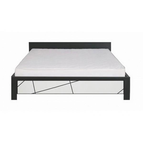 Кровать классическая двуспальная Gerbor LOZ/160 Каспиан Венге магия/Белый снег (46692)