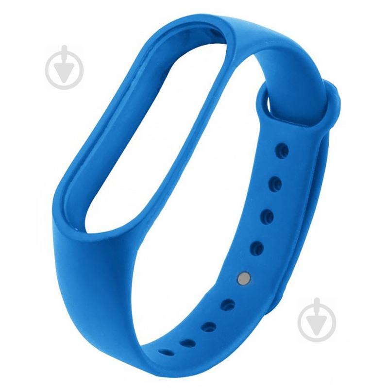 Ремешок Colored Strap для Xiaomi Mi Band 3 / 4 Светло-синий
