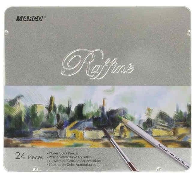 Олівці акварельні Marco Raffine 24 кольори