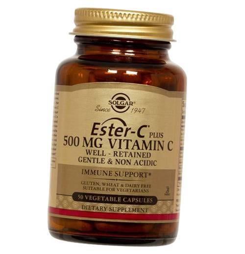 Витамины Solgar Ester-C 500 plus Vitamin C 50 вег. капс. (36313206)