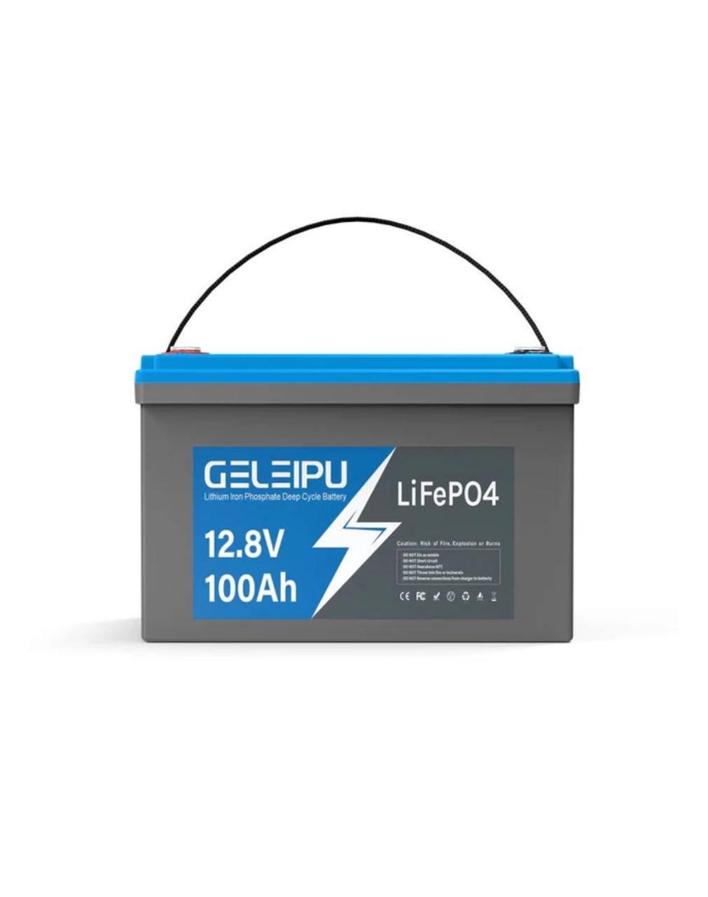 Акумулятор GELEIPU LiFePO4 Deep Cycle з BMS 12,8V 100 Ah (00031) - фото 4