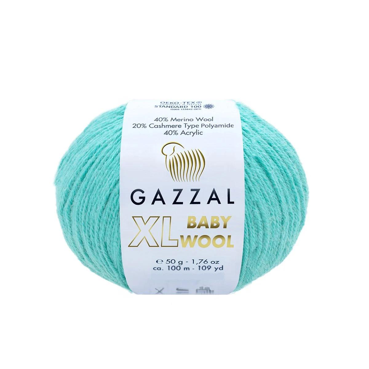 Пряжа Gazzal Baby Wool XL 820 Пряжа Gazzal Baby Wool XL 820