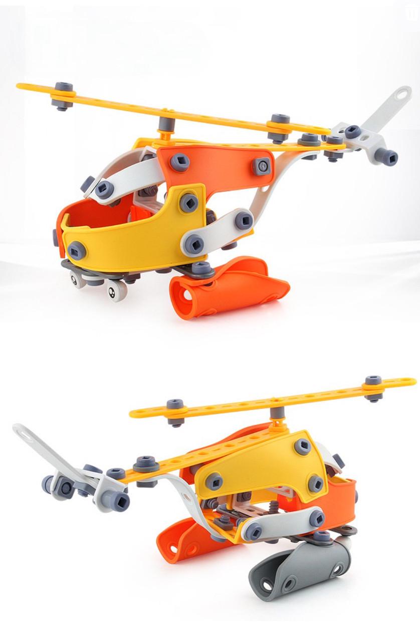 Конструктор детский 5в1 Машинки для мальчика 148 гибких деталей (h33243) - фото 8