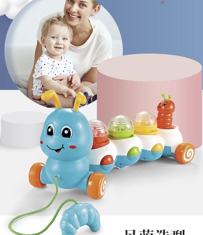 Развивающая игрушка гусеница Chimstar электронная со звуковым и световым эффектами - фото 5