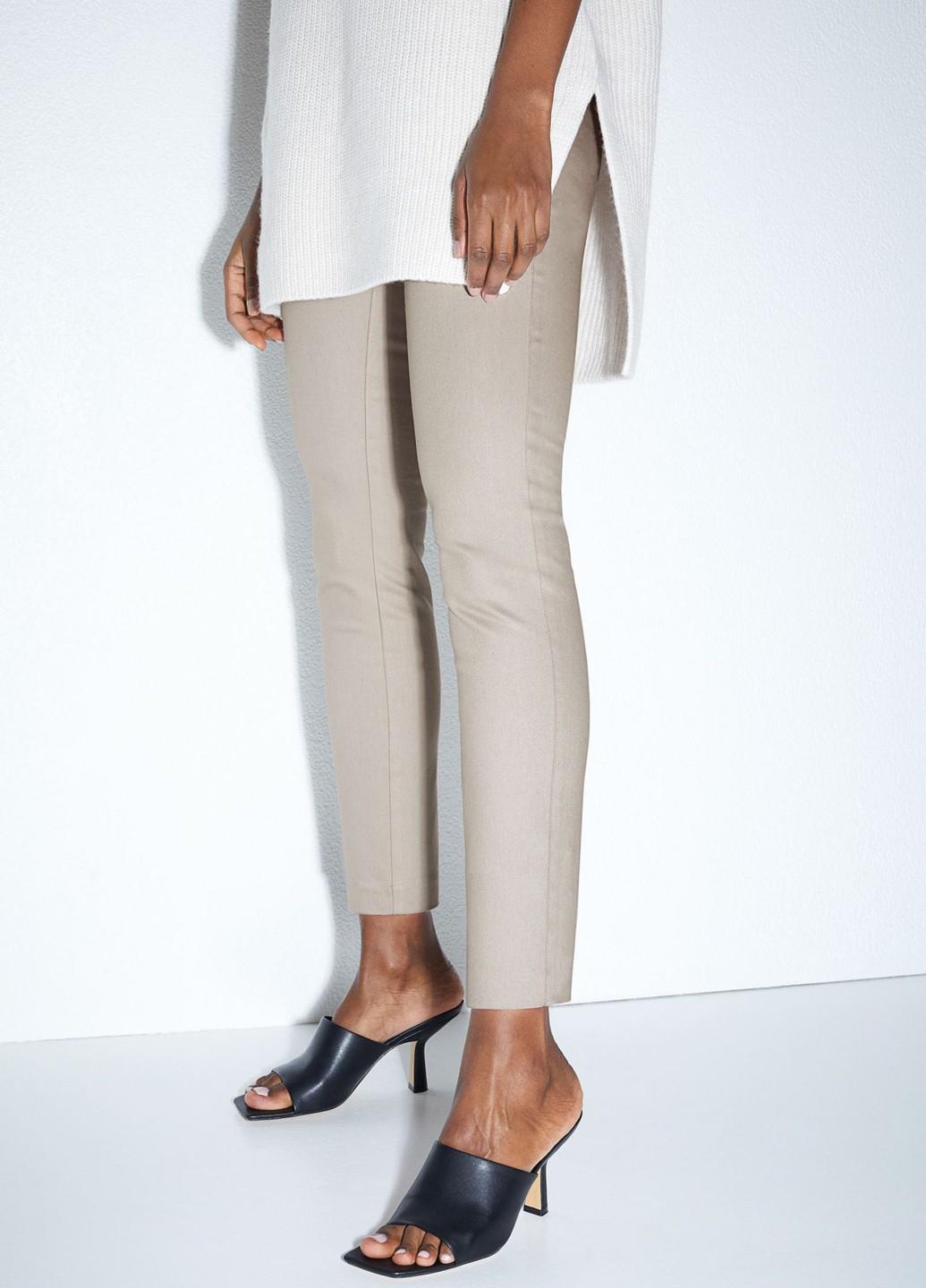 Брюки женские H&M р.36 Бежевый (796210b47)