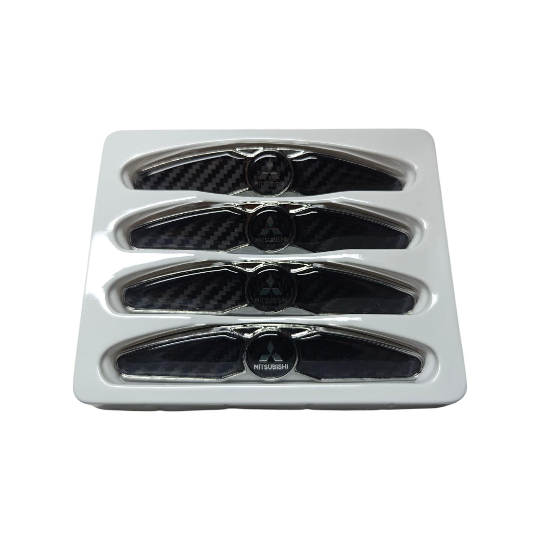 Полосы дверей противоударные Mitsubishi металлические Черный (2402378420)