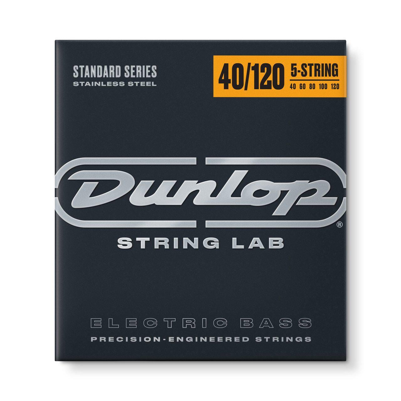 Струни для 5-струнної бас-гітари Dunlop DBS40120/DBS1065 Stainless Steel (114559)