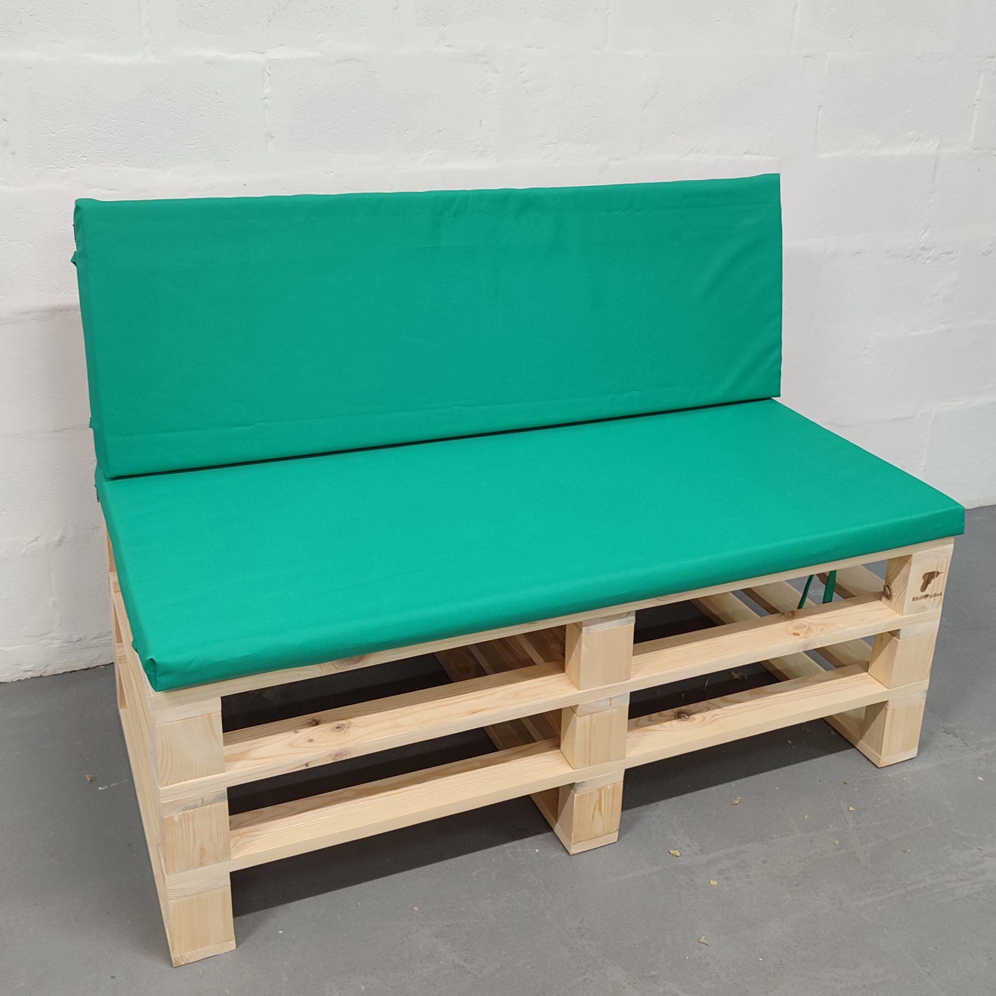 Комплект водовідштовхувальних подушок для палет-дивану eGarden оксфорд 120x60x5/120x40x5 см Бірюзовий (5605) Комплект водовідштовхувальних подушок для палет-дивану eGarden оксфорд 120x60x5/120x40x5 см Бірюзовий (5605)