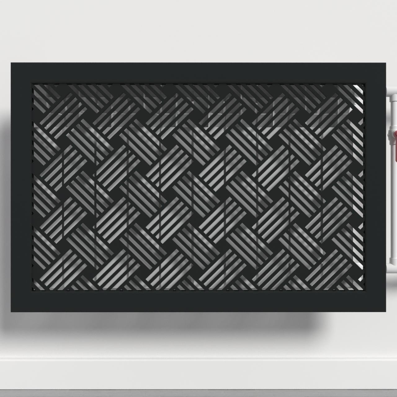 Решетка-экран на батарею SMARTWOOD 1200 мм Чорный (R20314107) Решетка-экран на батарею SMARTWOOD 1200 мм Чорный (R20314107)