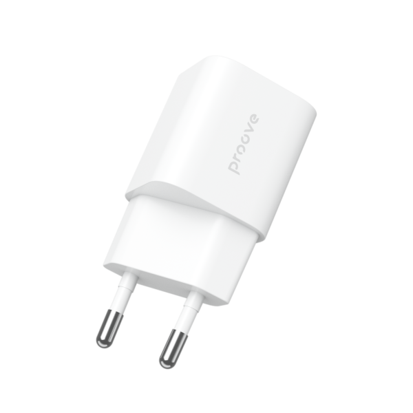 Зарядное устройство Proove Silicone Power Plus 20W Type C + USB White