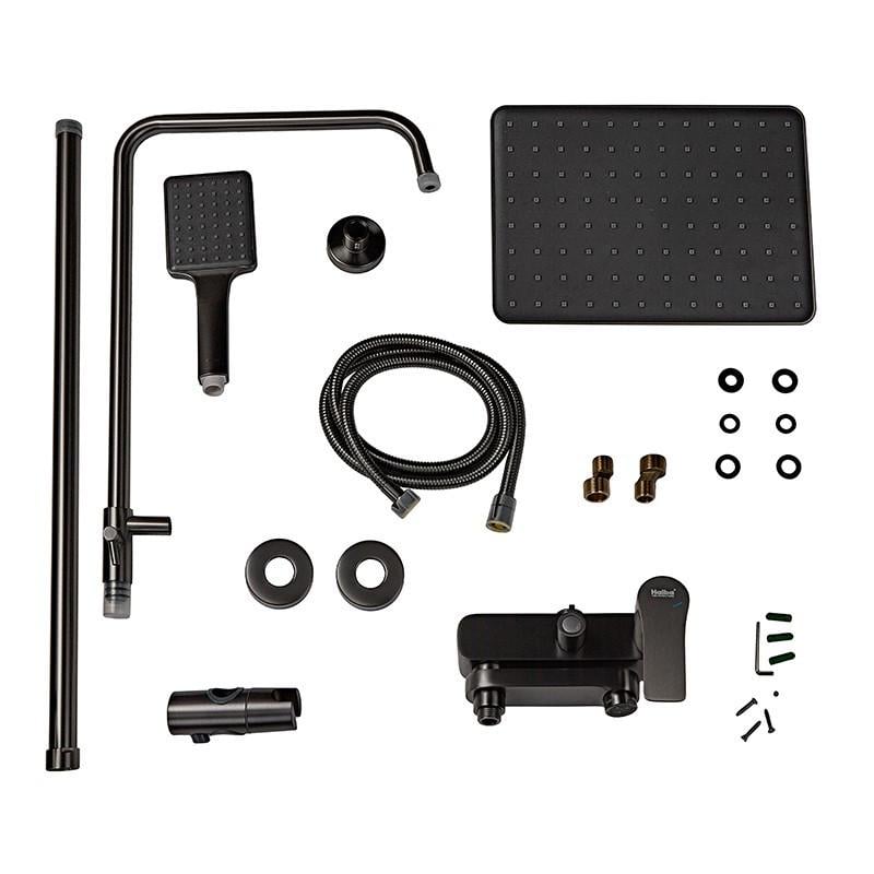 Душова колона зі змішувачем Haiba Milano 003-J Graphite (HB4009) - фото 6 Душова колона зі змішувачем Haiba Milano 003-J Graphite (HB4009) - фото 6