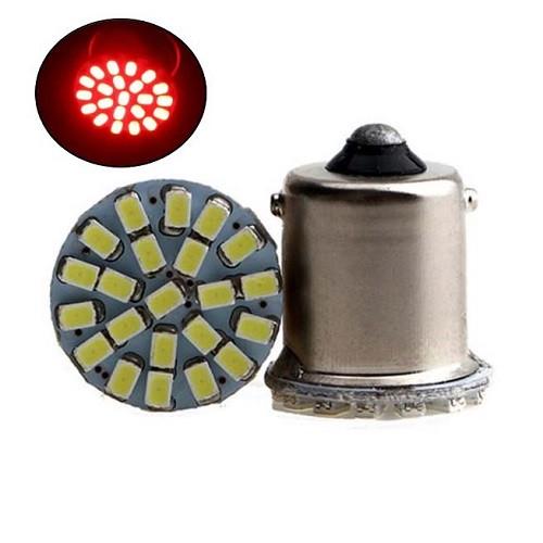 Автомобільні лампи LED комплект 1156 BA15S P21W 22 SMD 5050 Червоне світло (424409) - фото 2 Автомобільні лампи LED комплект 1156 BA15S P21W 22 SMD 5050 Червоне світло (424409) - фото 2