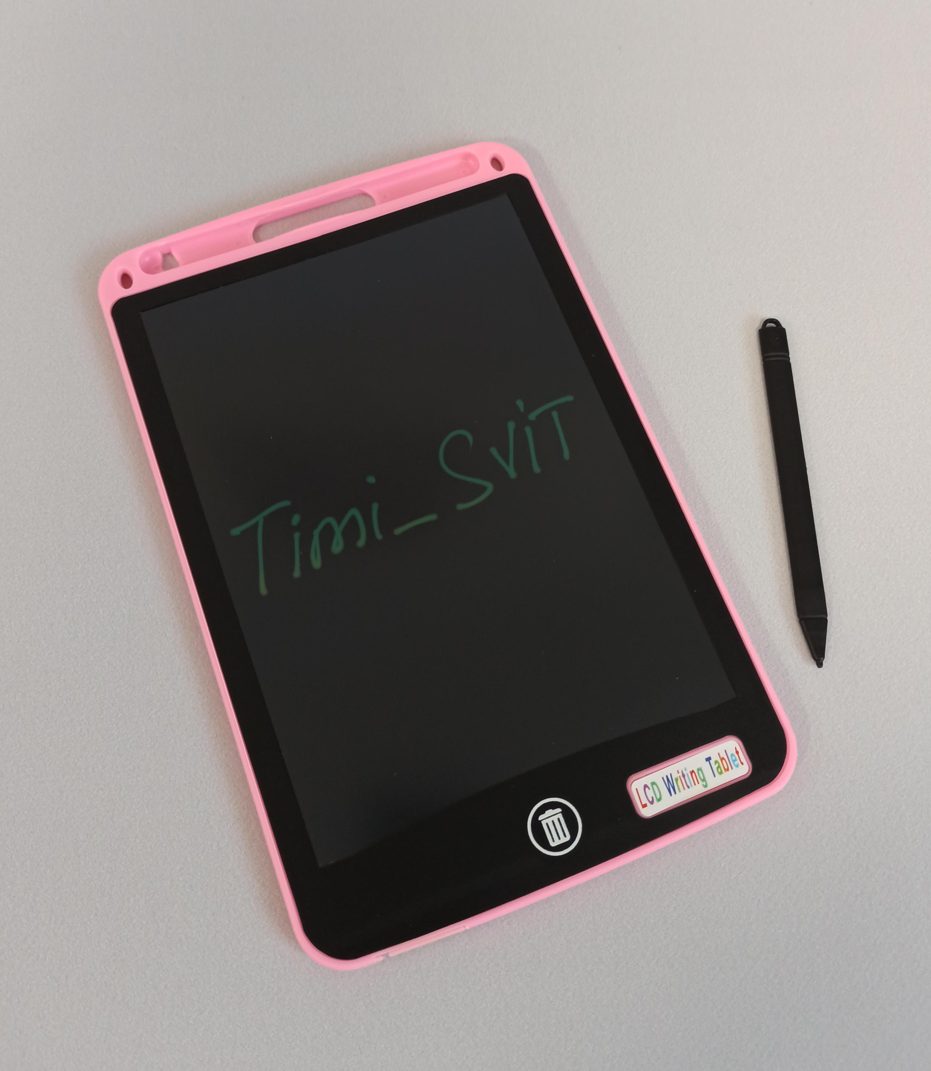 Детский планшет графический LCD WToys 8,5" Розовый (87166) Детский планшет графический LCD WToys 8,5" Розовый (87166)