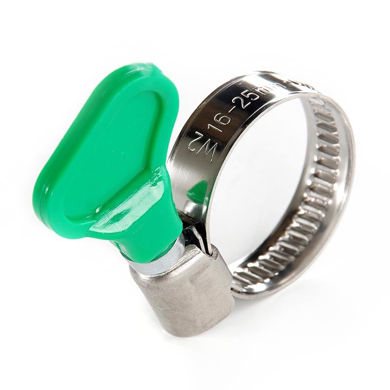 Хомут Apro черв'ячний з метеликом нержавіючий W2 12-20 мм 50 шт. (HCBN-01)