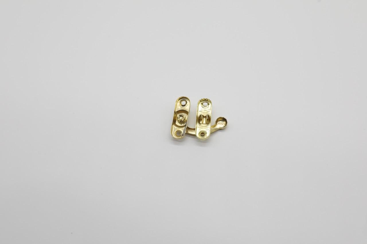 Замок накидной металлический 33х29 мм Золотой (17426841) - фото 3 Замок накидной металлический 33х29 мм Золотой (17426841) - фото 3