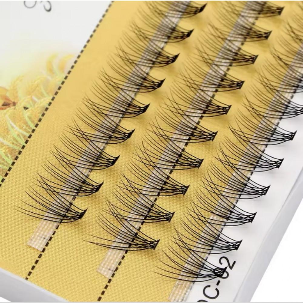 Ресницы пучковый Nesura Eyelash Classic 10D 0,10 изгиб C 13 мм 120 шт. (011612)