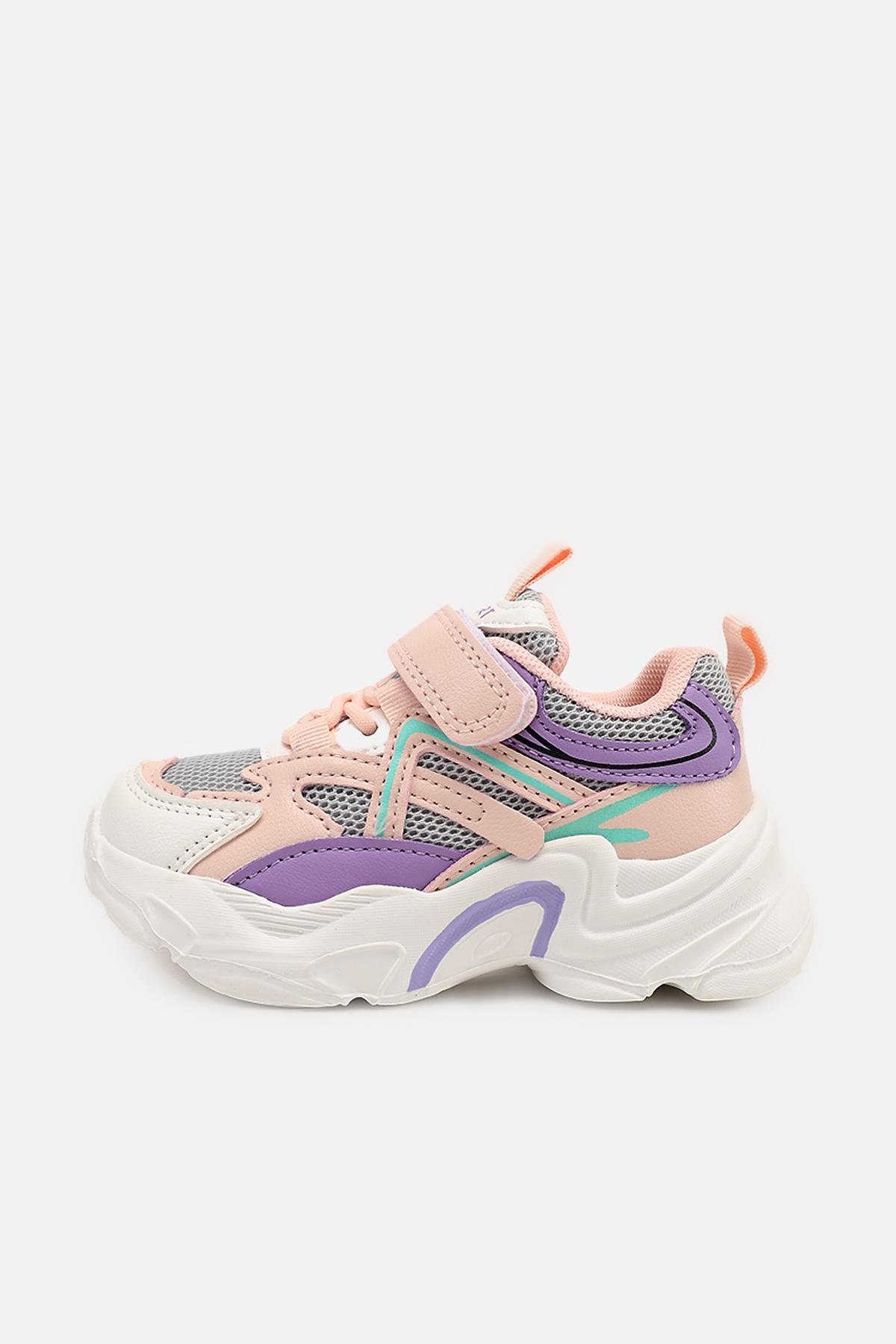 Кросівки для дівчинки ЦБ-00273962 на плоскій підошві р. 27 Білий (SKT001057219)