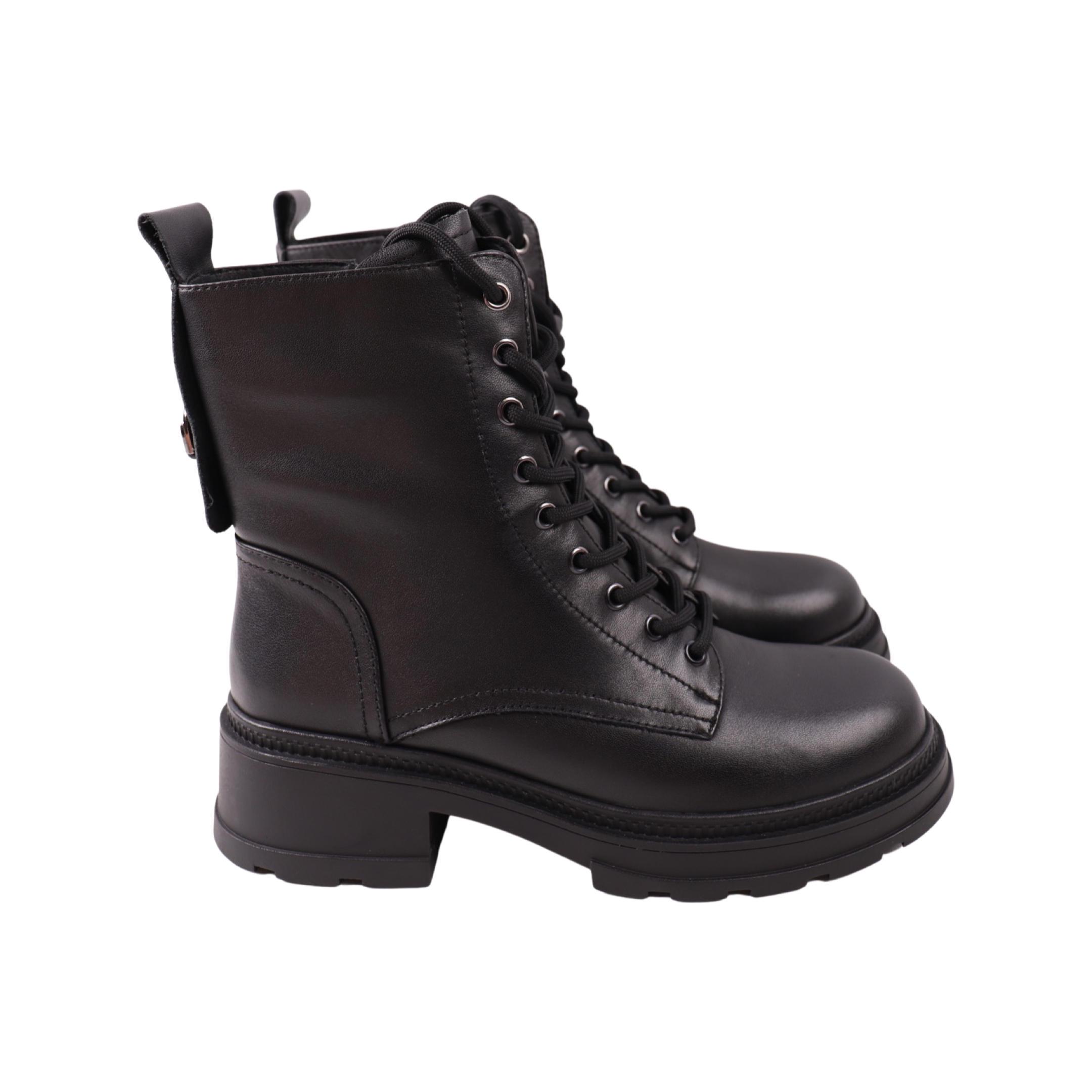 Ботинки женские Melanda натуральная кожа р. 37 Черный (200-23DHC)