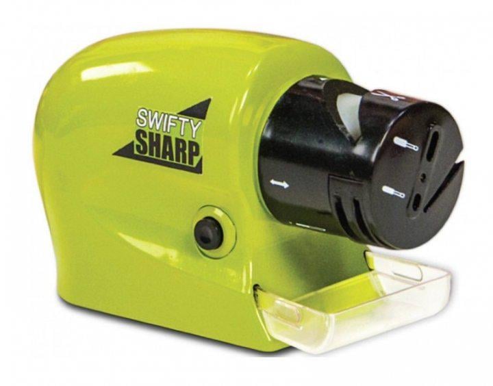 Точилка для ножей электрическая Swifty Sharp Sharpener от батареек (11118805)