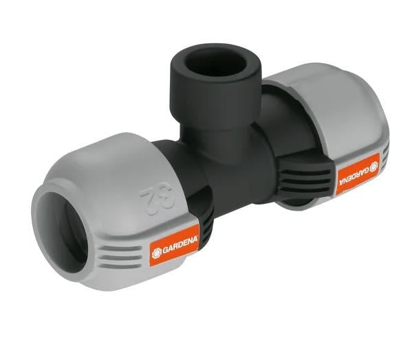 Соединитель T-образный Gardena 32 мм х 3/4" внутренняя резьба (02791-20.000)