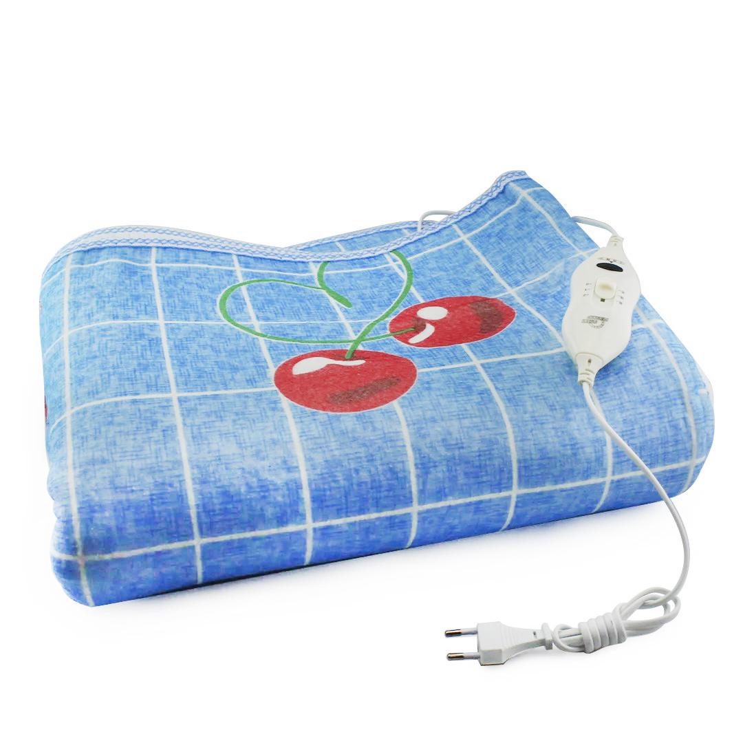 Електропростирадло двоспальне Electric Blanket Вишні 150х160 см (1008780-LightBlue)