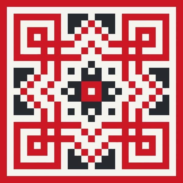 Картина по номерам ART CRAFT Украинский орнамент 30х30 см (13040-AC)