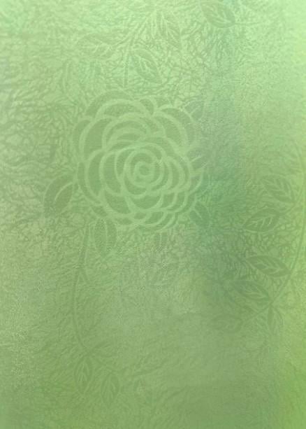 Тюль органза Цветы 2,8 м Салатовый (004т) - фото 2