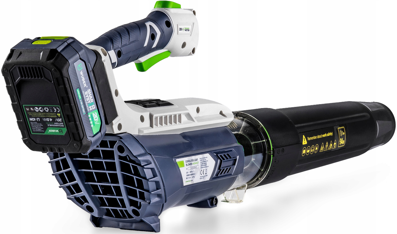 Воздуходувка аккумуляторная Wuber 20В 4Ач - фото 4 Воздуходувка аккумуляторная Wuber 20В 4Ач - фото 4