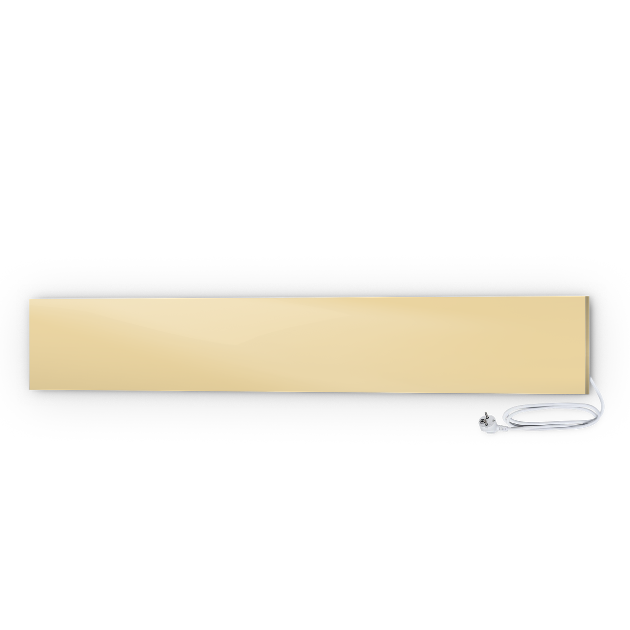 Металлокерамический обогреватель Uden-S-250 со шнуром до 5 м2 975х163 мм Бежевый (25749229)