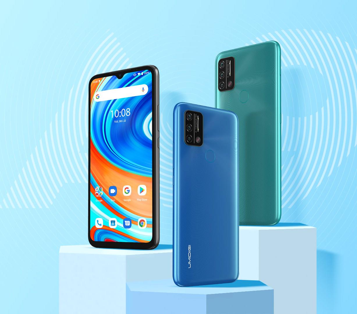 Смартфон Umidigi A9 3/64Gb Blue - фото 3