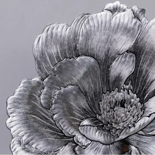 Килимок для сервірування столу Sakura 38 см Срібний - фото 2 Килимок для сервірування столу Sakura 38 см Срібний - фото 2