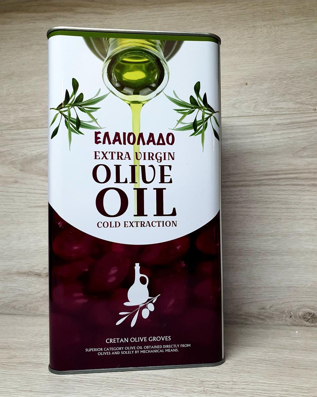 Масло оливковое ELAIOLADO Extra Virgin Cold Extraction 5 л ж/б (1429326969) - фото 3 Масло оливковое ELAIOLADO Extra Virgin Cold Extraction 5 л ж/б (1429326969) - фото 3
